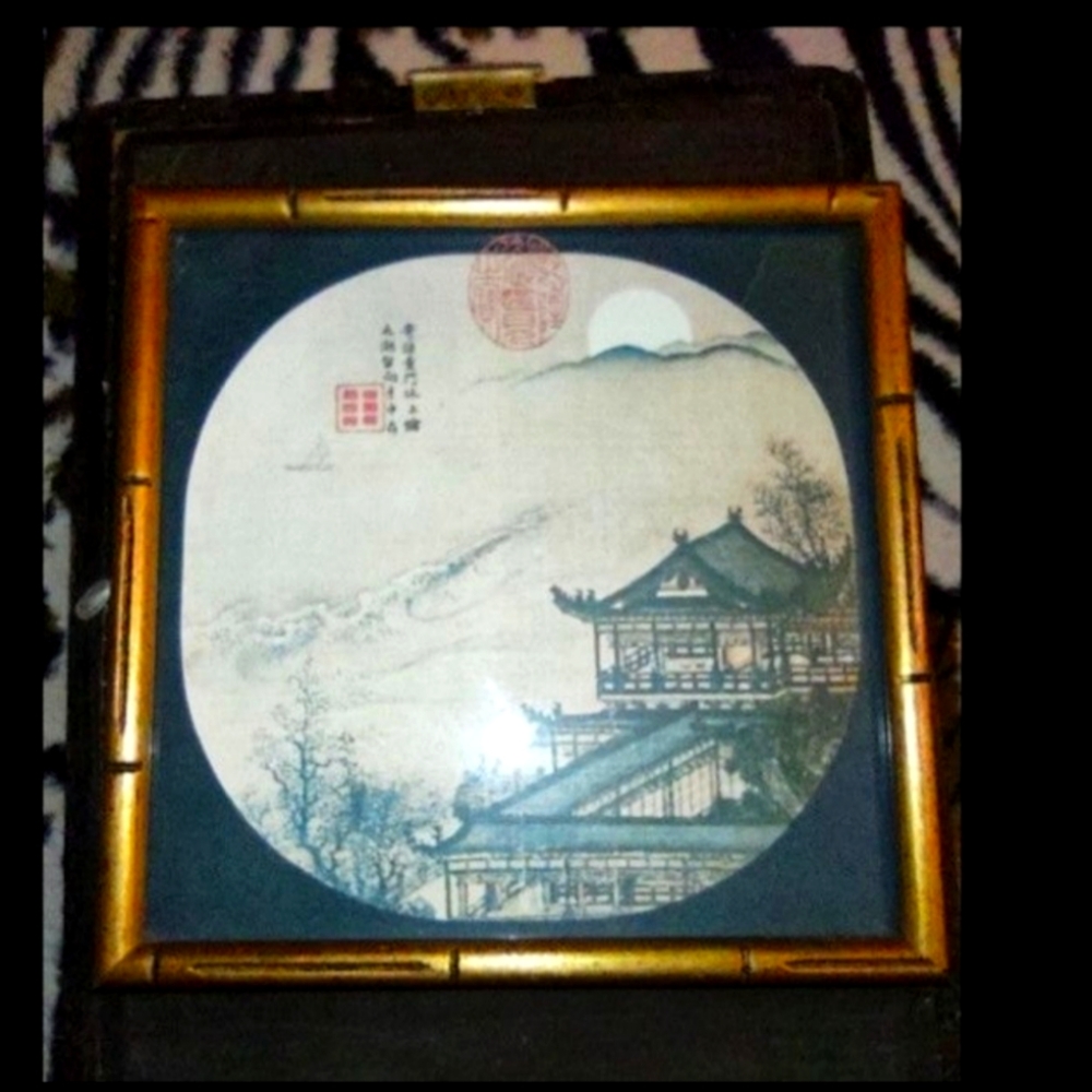 Vintage Chinese framed paintings Li Song